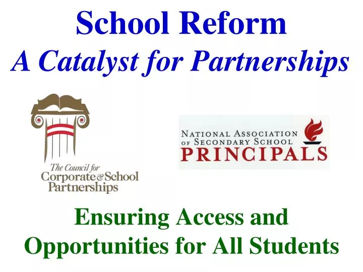 ensuring access and opportunities for all students
