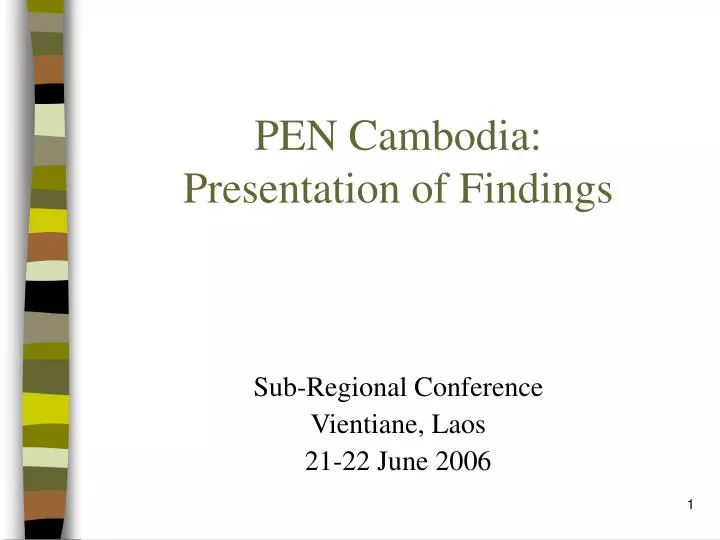 pen cambodia presentation of findings