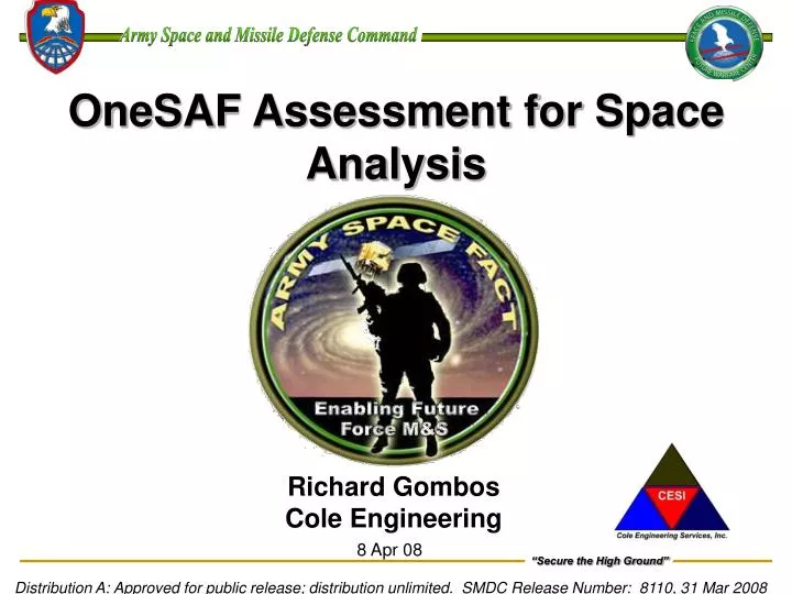 onesaf assessment for space analysis