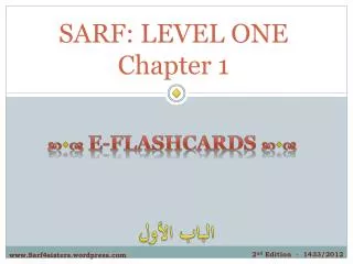 SARF: LEVEL ONE Chapter 1
