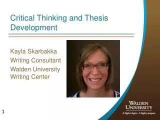 Critical Thinking and Thesis Development