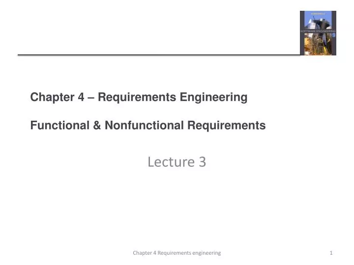 chapter 4 requirements engineering functional nonfunctional requirements