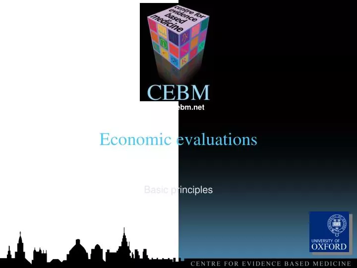 economic evaluations