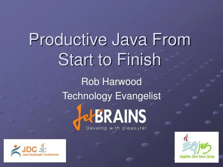 productive java from start to finish