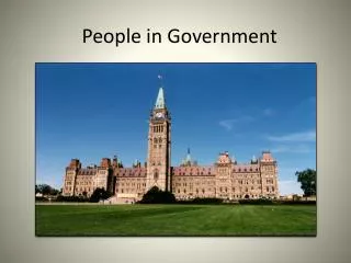 People in Government