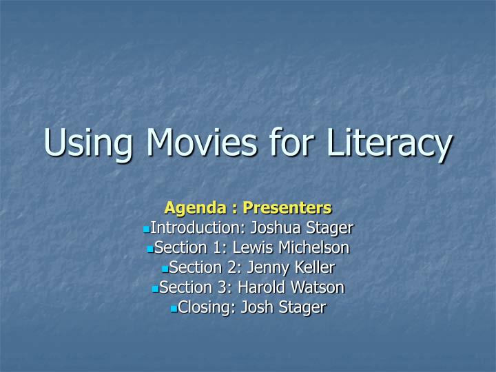 using movies for literacy