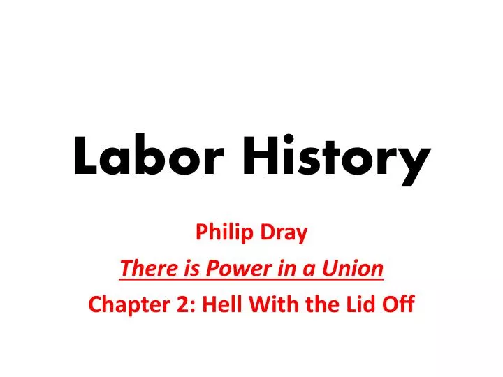labor history
