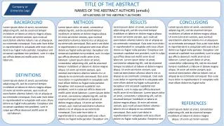 TITLE OF THE ABSTRACT NAMES OF THE ABSTRACT AUTHORS (emails ) AFFLIATIONS OF THE ABSTRACT AUTHORS