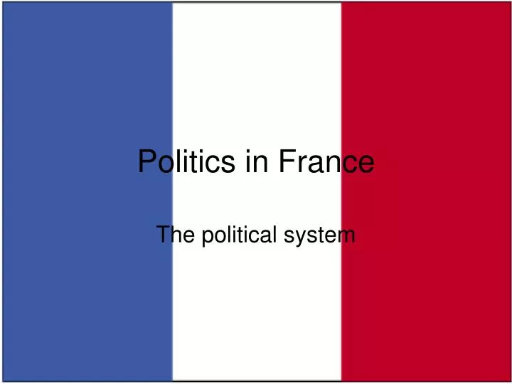 politics in france