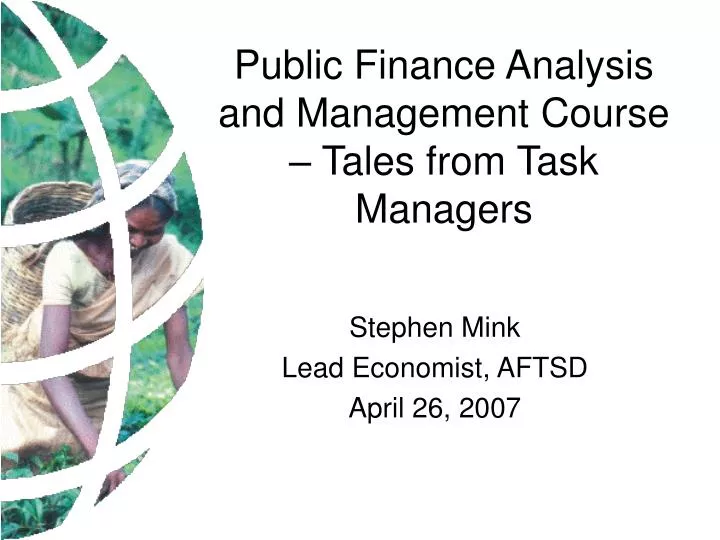 public finance analysis and management course tales from task managers