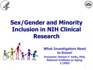 Sex/Gender and Minority Inclusion in NIH Clinical Research