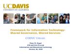 Framework for Information Technology: Shared Governance, Shared Services - slide 1
