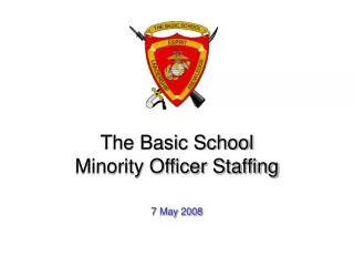 The Basic School Minority Officer Staffing