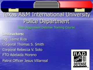 Texas A&amp;M International University Police Department