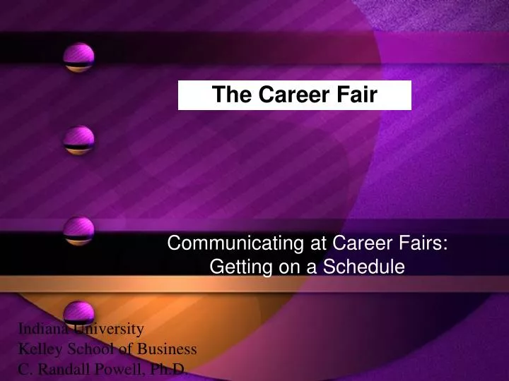 the career fair