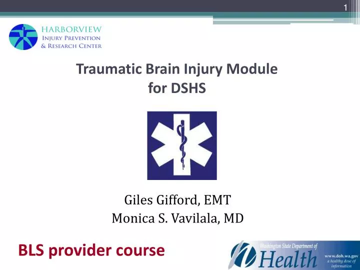 traumatic brain injury module for dshs