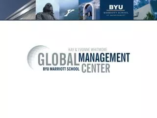 International Business in the MBA Program
