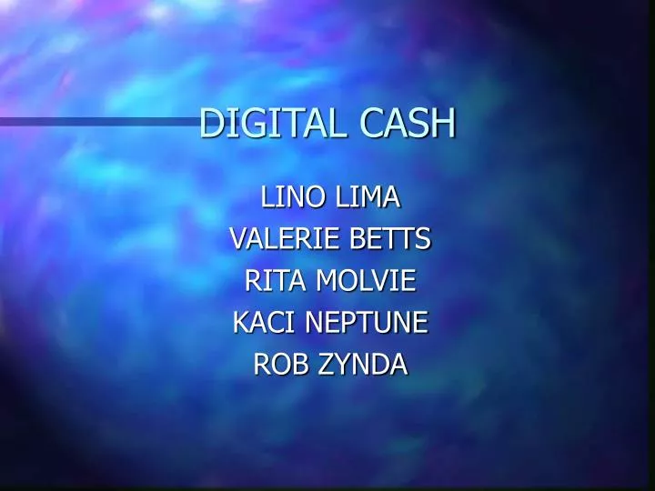 digital cash