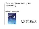 Geometric Dimensioning and Tolerancing - slide 1