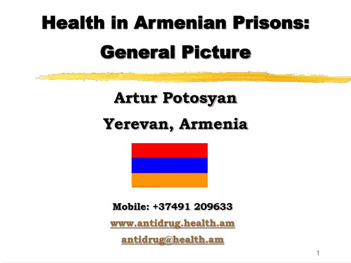 health in armenian prisons general picture