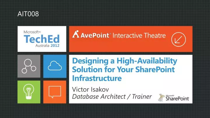 designing a high availability solution for your sharepoint infrastructure