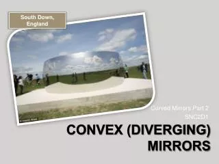 Convex (diverging) Mirrors