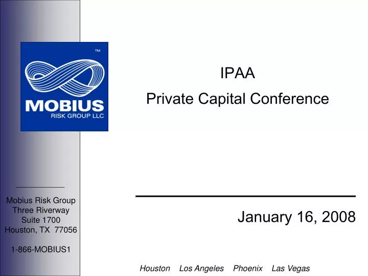 ipaa private capital conference