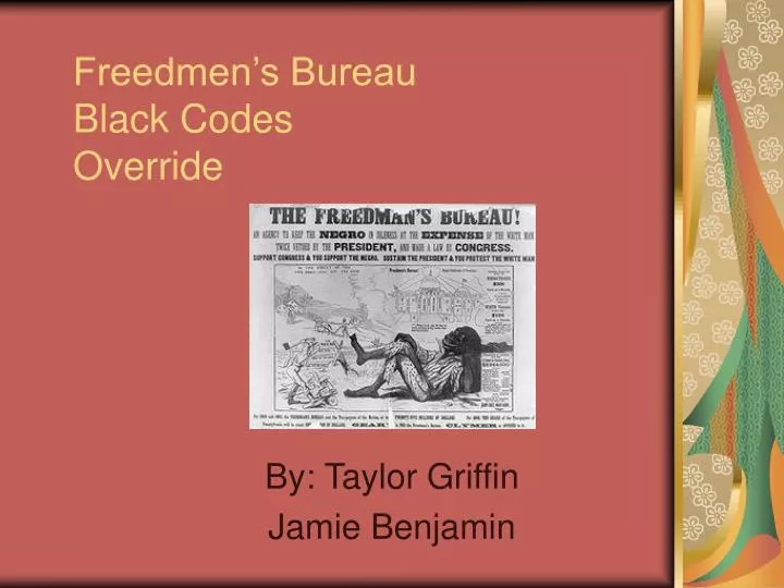 freedmen s bureau black codes override