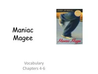 Vocabulary Chapters 4-6
