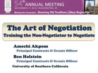Training the Non-Negotiator to Negotiate
