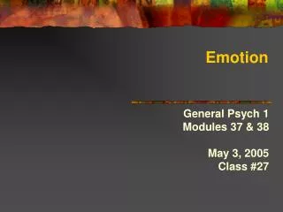 emotion