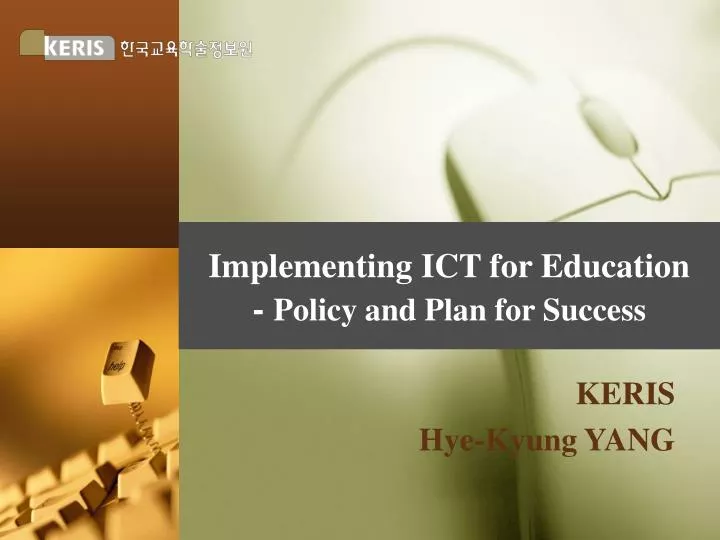 implementing ict for education policy and plan for success