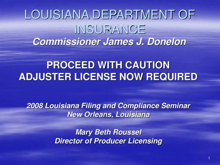 louisiana department of insurance