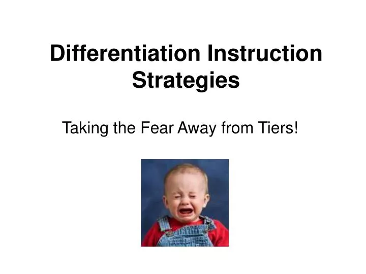 differentiation instruction strategies