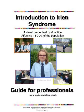 Introduction to Irlen Syndrome