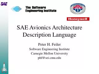 SAE Avionics Architecture Description Language