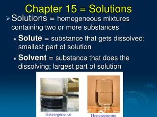 Chapter 15 = Solutions