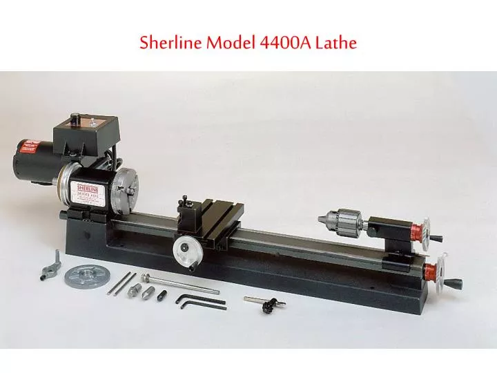 sherline model 4400a lathe