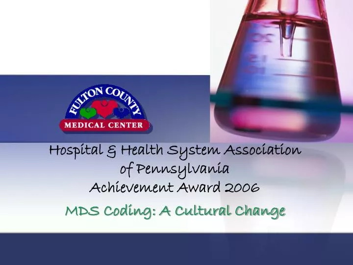 hospital health system association of pennsylvania achievement award 2006
