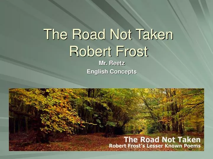 the road not taken robert frost