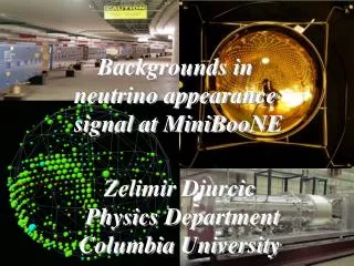 Zelimir Djurcic Physics Department Columbia University