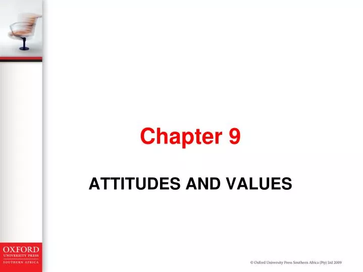 attitudes and values