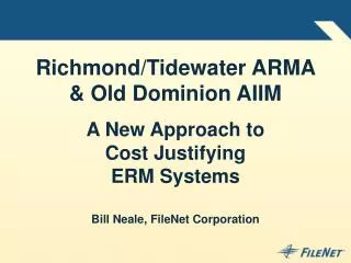Richmond/Tidewater ARMA &amp; Old Dominion AIIM