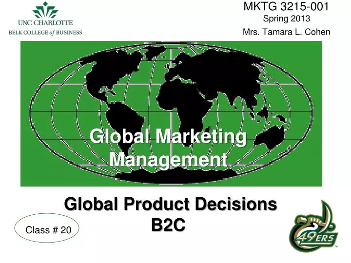 global marketing management global product decisions b2c