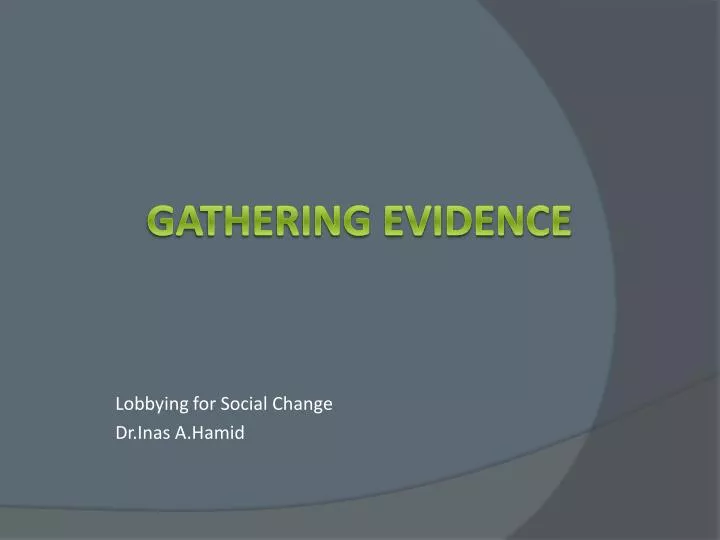 lobbying for social change dr inas a hamid