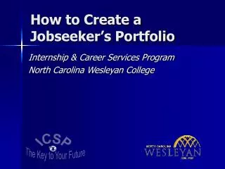 How to Create a Jobseeker’s Portfolio
