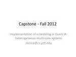 Capstone - Fall 2012 - slide 1