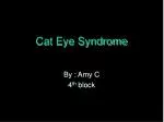 Cat Eye Syndrome - slide 1