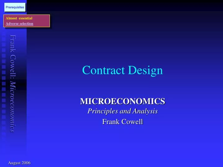 contract design