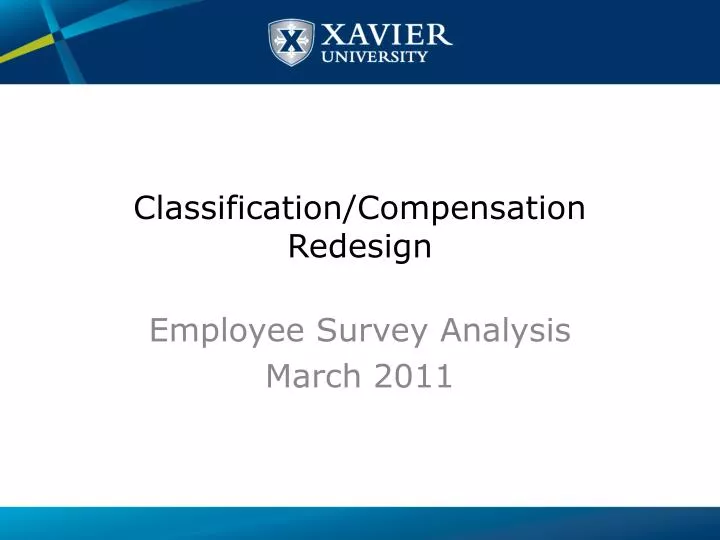 classification compensation redesign